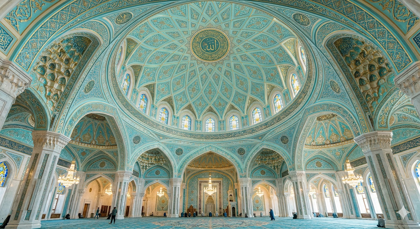 Innenansicht einer Moschee